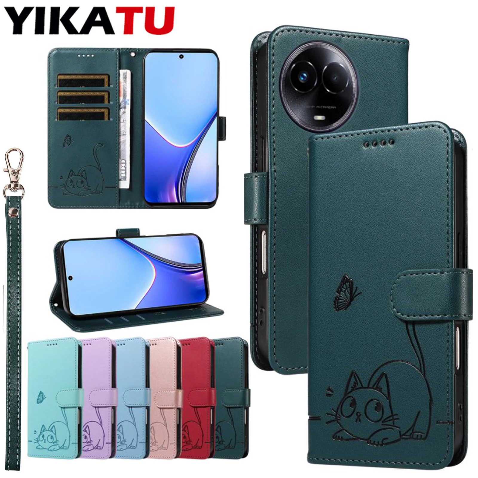 Wallet Case For OPPO Realme 14X 5G 14 Pro Plus 13 12 11 11X 10 V23 V20 V11 P1 Note 50 Narzo N63 4G 70 50i 50A Prime GT NEO6 6T
Wallet Case For OPPO Realme 14X 5G 14 Pro Plus 13 12 11 11X 10 V23 V20 V11 P1 Note 50 Narzo N63 4G 70 50i 50A Prime GT NEO6 6T