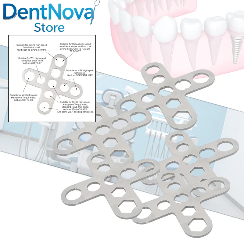 5pcs Dental Handpiece Wrench Kit for NSK Sirona Turbine Cleaning Lubrication Repair
5pcs Dental Handpiece Wrench Kit for NSK Sirona Turbine Cleaning Lubrication Repair