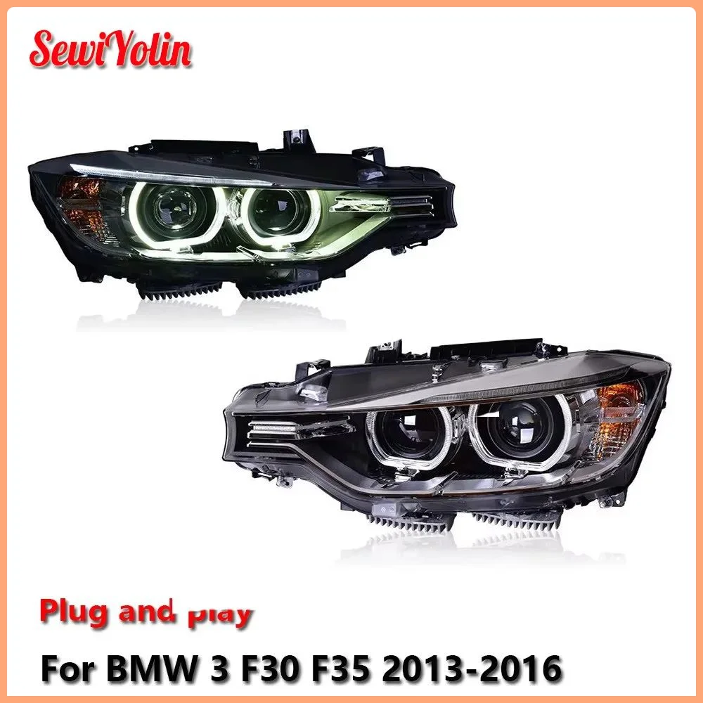 Автомобильные светодиодные фары в сборе для BMW 3 F30 F35 2013-2016, автоматические противотуманные фары DRL, стоп-сигналы поворота Plug and Play
Автомобильные светодиодные фары в сборе для BMW 3 F30 F35 2013-2016, автоматические противотуманные фары DRL, стоп-сигналы поворота Plug and Play