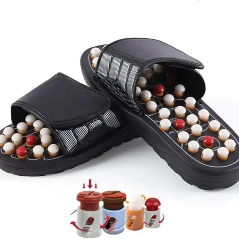 1Pair Relief Foot Massager Slippers Reflexology Sandal for Foot Stress Acupuncture Health Care Slipper Shoes Improve Circulation
1Pair Relief Foot Massager Slippers Reflexology Sandal for Foot Stress Acupuncture Health Care Slipper Shoes Improve Circulation