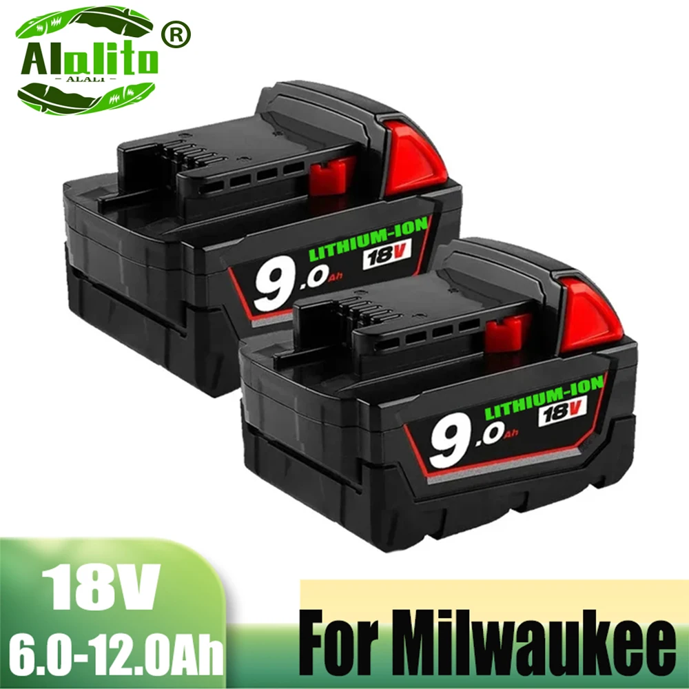 Original 18V 6.0Ah/9.0Ah For Milwaukee M18 battery 48-11-1815 48-11-1850 2604-22 2604-20 2708-22 2607-22 power Tools Battery
Original 18V 6.0Ah/9.0Ah For Milwaukee M18 battery 48-11-1815 48-11-1850 2604-22 2604-20 2708-22 2607-22 power Tools Battery