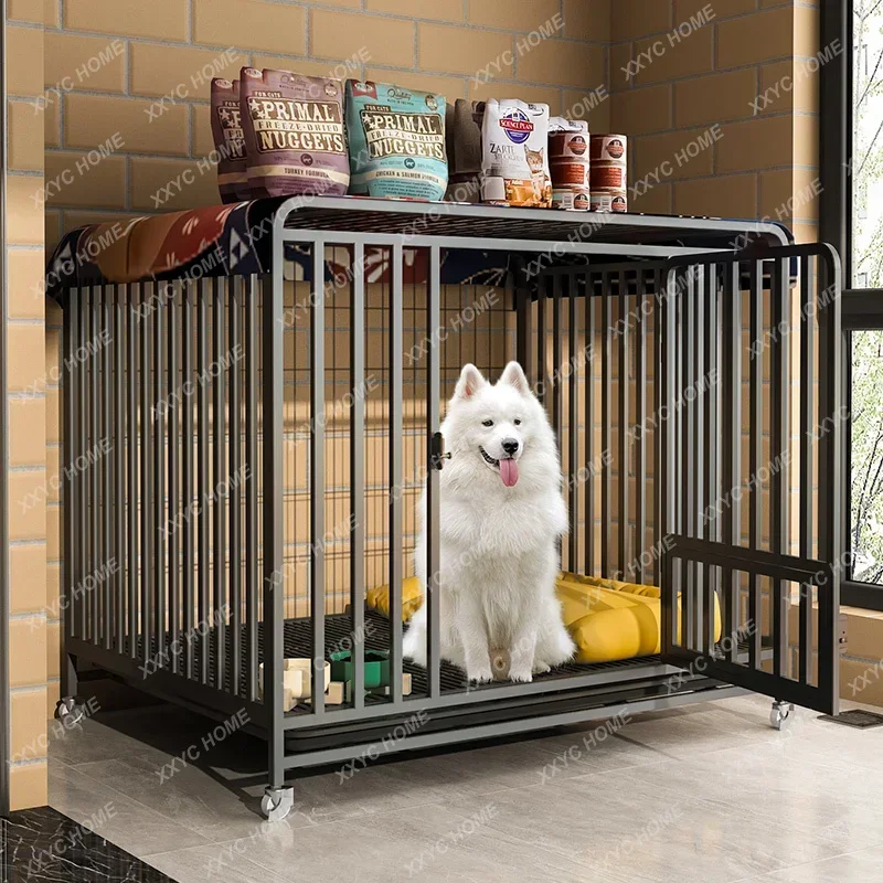 Dog cage, large dog indoor with toilet side herding small pet cage dog, golden retriever cage
Dog cage, large dog indoor with toilet side herding small pet cage dog, golden retriever cage