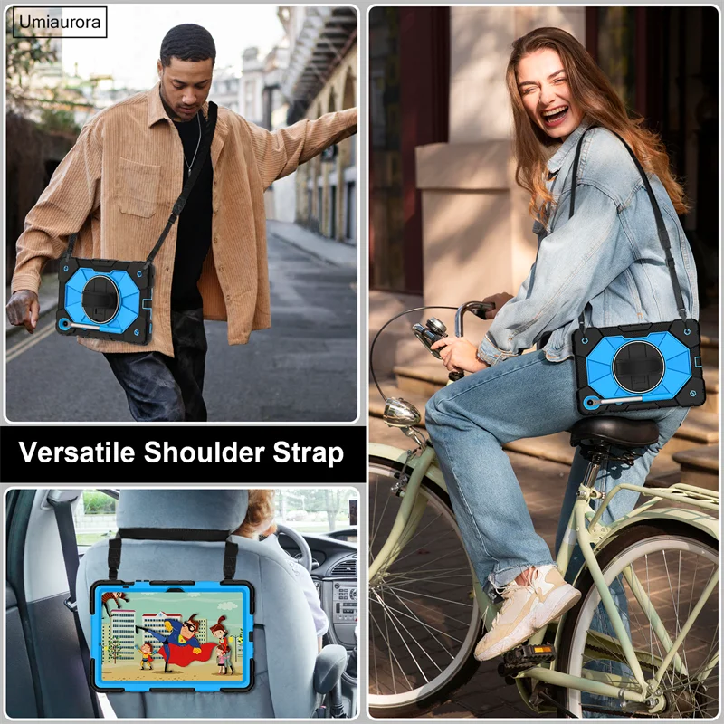 For Samsung Tab S7 S8+ S9+ S10 FE+ Plus SM-X620 X820 10.9 inch SM-X400 X520 X710 Heavy Duty Rugged Tablet Case Stand Strap Funda
For Samsung Tab S7 S8+ S9+ S10 FE+ Plus SM-X620 X820 10.9 inch SM-X400 X520 X710 Heavy Duty Rugged Tablet Case Stand Strap Funda