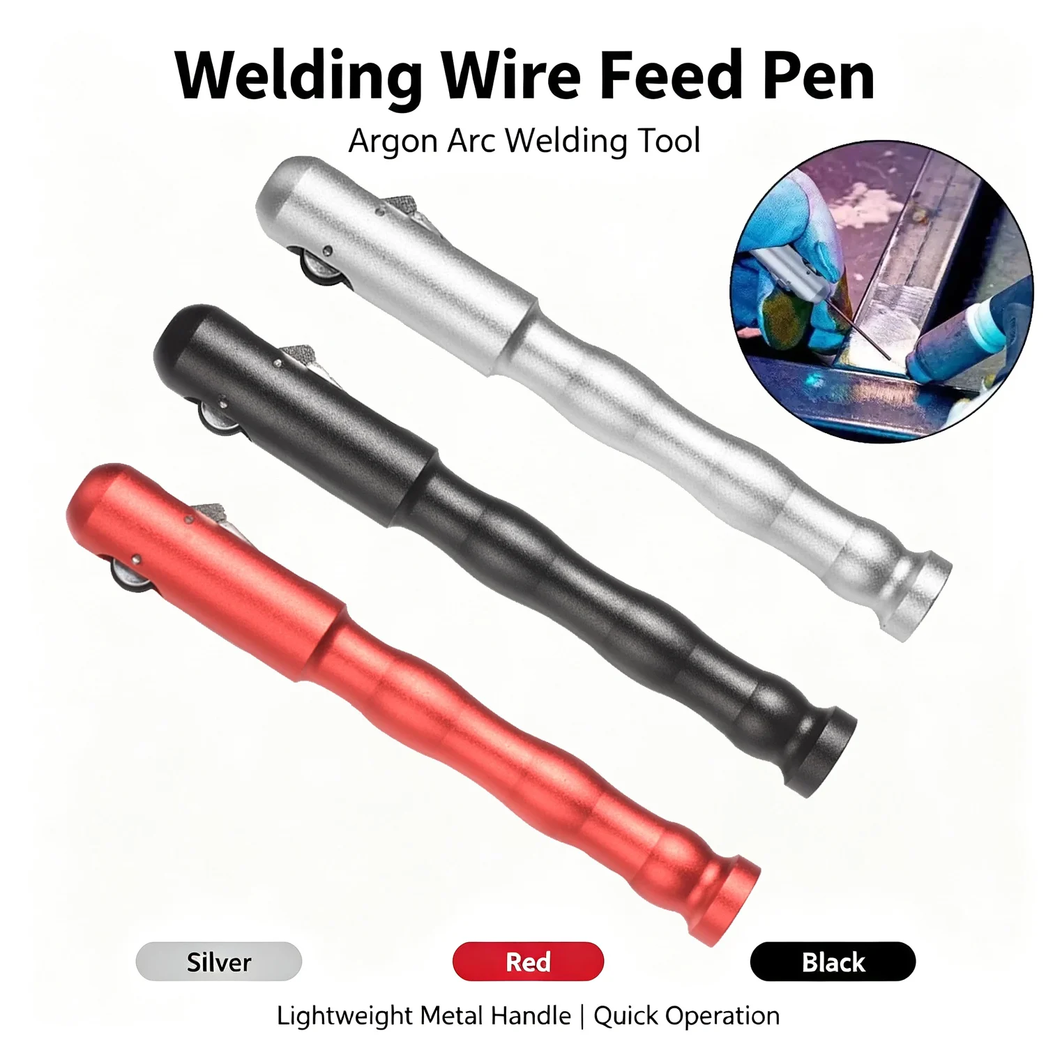 TIG Welding Finger Feeder Pen Anti Slip Ergonomic Weld Rod Holder for 1.0-3.2mm Filler Wire
TIG Welding Finger Feeder Pen Anti Slip Ergonomic Weld Rod Holder for 1.0-3.2mm Filler Wire