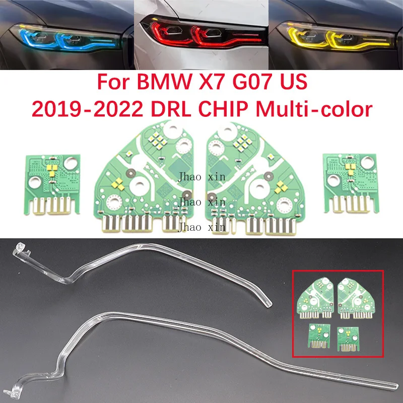 Автомобильная фара DRL CHIP, направляющая трубка, подходит для BMW X7 G07 2019-2022, американская версия, многоцветный чип модуля балласта «ангельский глаз»
Автомобильная фара DRL CHIP, направляющая трубка, подходит для BMW X7 G07 2019-2022, американская версия, многоцветный чип модуля балласта «ангельский глаз»