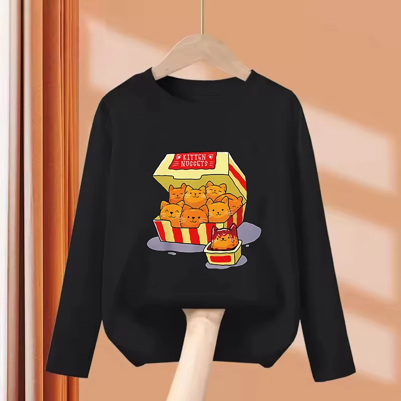 Long Sleeve T-shirt Cat Kids Tshirts Summer Short Sleeve Tees Cartoon Animal Boys Girls Clothes Kawaii Kitten Tops Y2K Children
Long Sleeve T-shirt Cat Kids Tshirts Summer Short Sleeve Tees Cartoon Animal Boys Girls Clothes Kawaii Kitten Tops Y2K Children