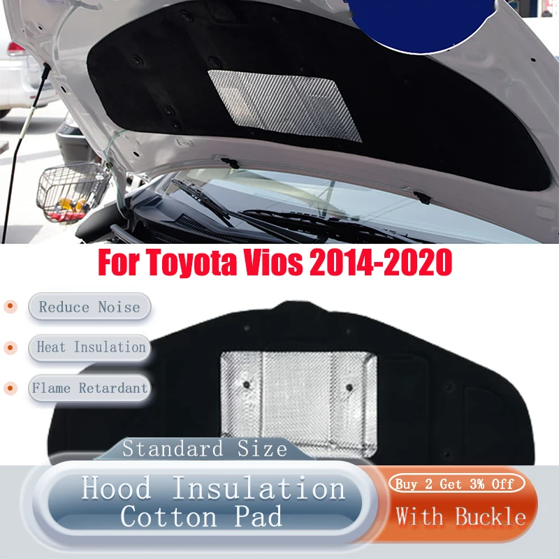 Car Front Hood Engine Sound Heat Insulation Cotton Pad Soundproof Mat Cover Foam for Toyota Vios 2014 -2020
Car Front Hood Engine Sound Heat Insulation Cotton Pad Soundproof Mat Cover Foam for Toyota Vios 2014 -2020