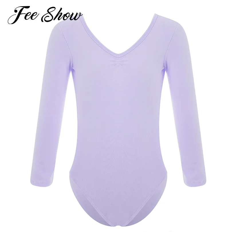 Kids Girls Ballet Dance Leotards Gymnastics Training Costumes V Neck Floral Mesh Back Leotard Solid Color Long Sleeve Bodysuit
Kids Girls Ballet Dance Leotards Gymnastics Training Costumes V Neck Floral Mesh Back Leotard Solid Color Long Sleeve Bodysuit