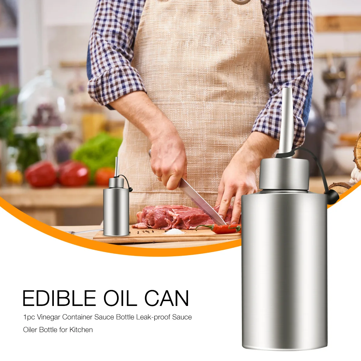 3pcs Stainless Steel Oil Bottle 250ml Anti Rust Condiment Container Sealed Cooking Oiler Twisted Cover Elegant Design Kitchen
3pcs Stainless Steel Oil Bottle 250ml Anti Rust Condiment Container Sealed Cooking Oiler Twisted Cover Elegant Design Kitchen