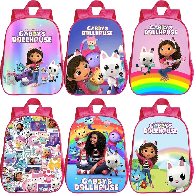 Cartoon Gabby's Dollhous Backpack Girls Boys Schoolbag 3D Print Gabby Cats Children Backpacks Pink Bookbag Kids Kawaii Knapsack
Cartoon Gabby's Dollhous Backpack Girls Boys Schoolbag 3D Print Gabby Cats Children Backpacks Pink Bookbag Kids Kawaii Knapsack