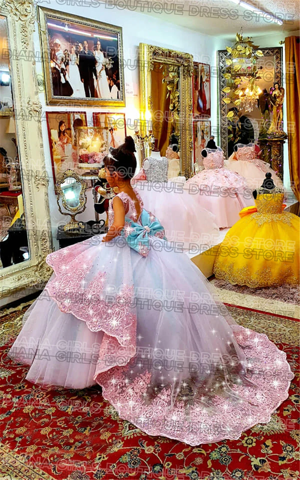 Gorgeous Exquisite Lace Applique Flower Girl Dress Pink with Pink Tulle Fluffy Little Princess Kids Birthday Party Gowns
Gorgeous Exquisite Lace Applique Flower Girl Dress Pink with Pink Tulle Fluffy Little Princess Kids Birthday Party Gowns