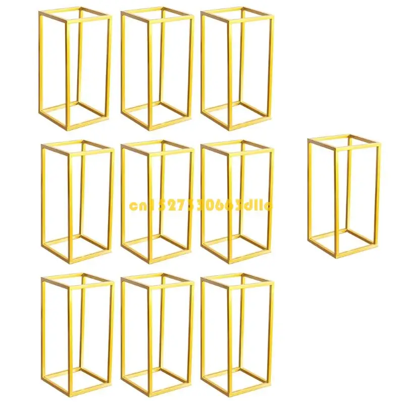 124A Professional Event Flower Stands Set of 10 Durable Metal 9.84x9.84 Inch Base Structure Wedding Decoration
124A Professional Event Flower Stands Set of 10 Durable Metal 9.84x9.84 Inch Base Structure Wedding Decoration