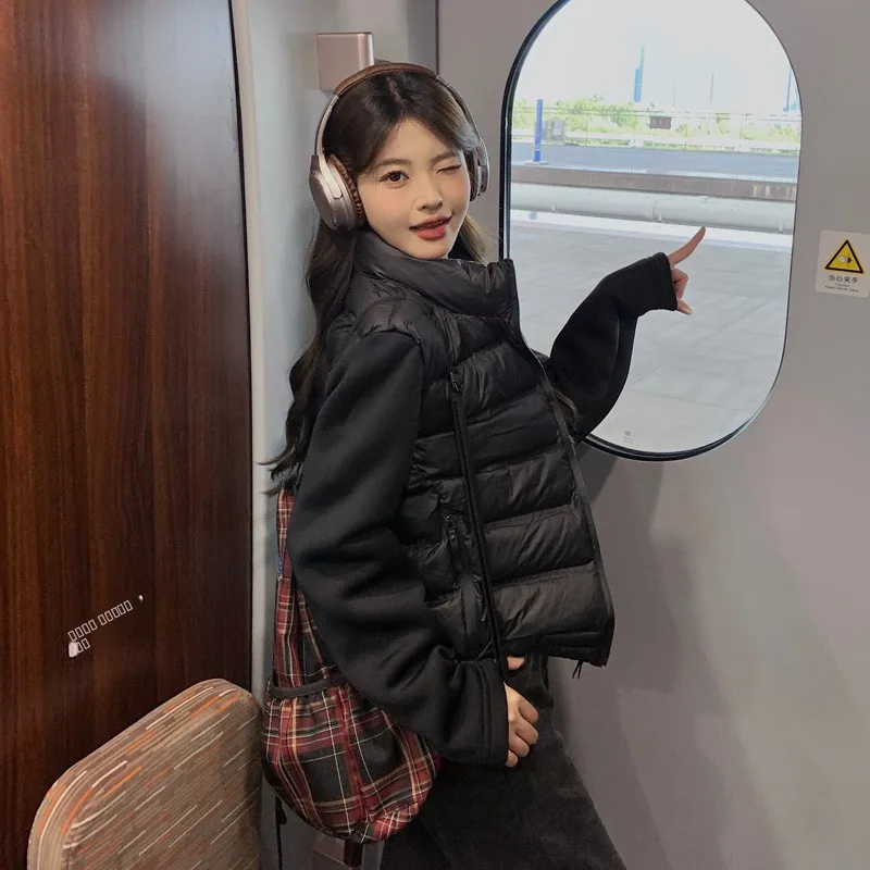 Bla Faion Casual Patchwork Cotton Jaet Women's Outerwear Slimming Spring Autumn Knitted Thiened Summer New Arrival
Bla Faion Casual Patchwork Cotton Jaet Women's Outerwear Slimming Spring Autumn Knitted Thiened Summer New Arrival