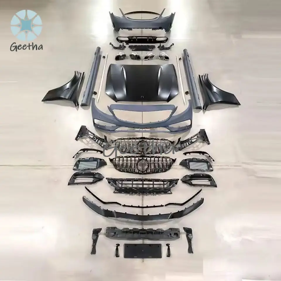 Комплект кузова автомобиля для Mercedes-Benz C-class W205 2015-2018–2019 гг. Amg включает передний и задний бампер с решеткой, боковые юбки, капот.
Комплект кузова автомобиля для Mercedes-Benz C-class W205 2015-2018–2019 гг. Amg включает передний и задний бампер с решеткой, боковые юбки, капот.