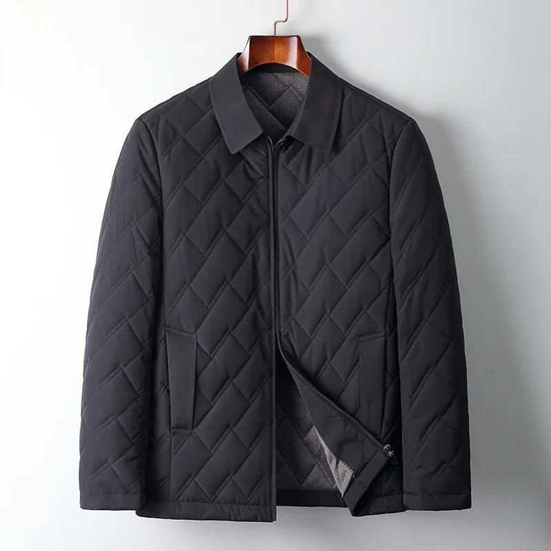 Мужская легкая теплая куртка Paul с ромбовидным узором из хлопка для папы, повседневная городская модная зимняя верхняя одежда
Мужская легкая теплая куртка Paul с ромбовидным узором из хлопка для папы, повседневная городская модная зимняя верхняя одежда