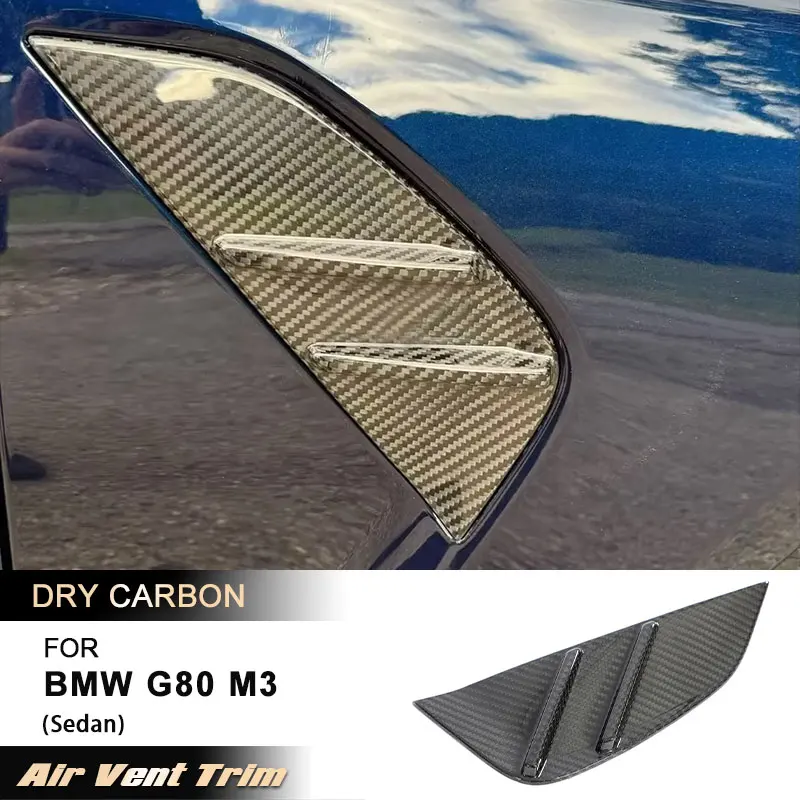 Car Front Side Fender Air Vent Trims for BMW G80 M3 Sedan 2021-2023 Replacement Side Fender Fins Body Kits Prepreg Dry Carbon
Car Front Side Fender Air Vent Trims for BMW G80 M3 Sedan 2021-2023 Replacement Side Fender Fins Body Kits Prepreg Dry Carbon