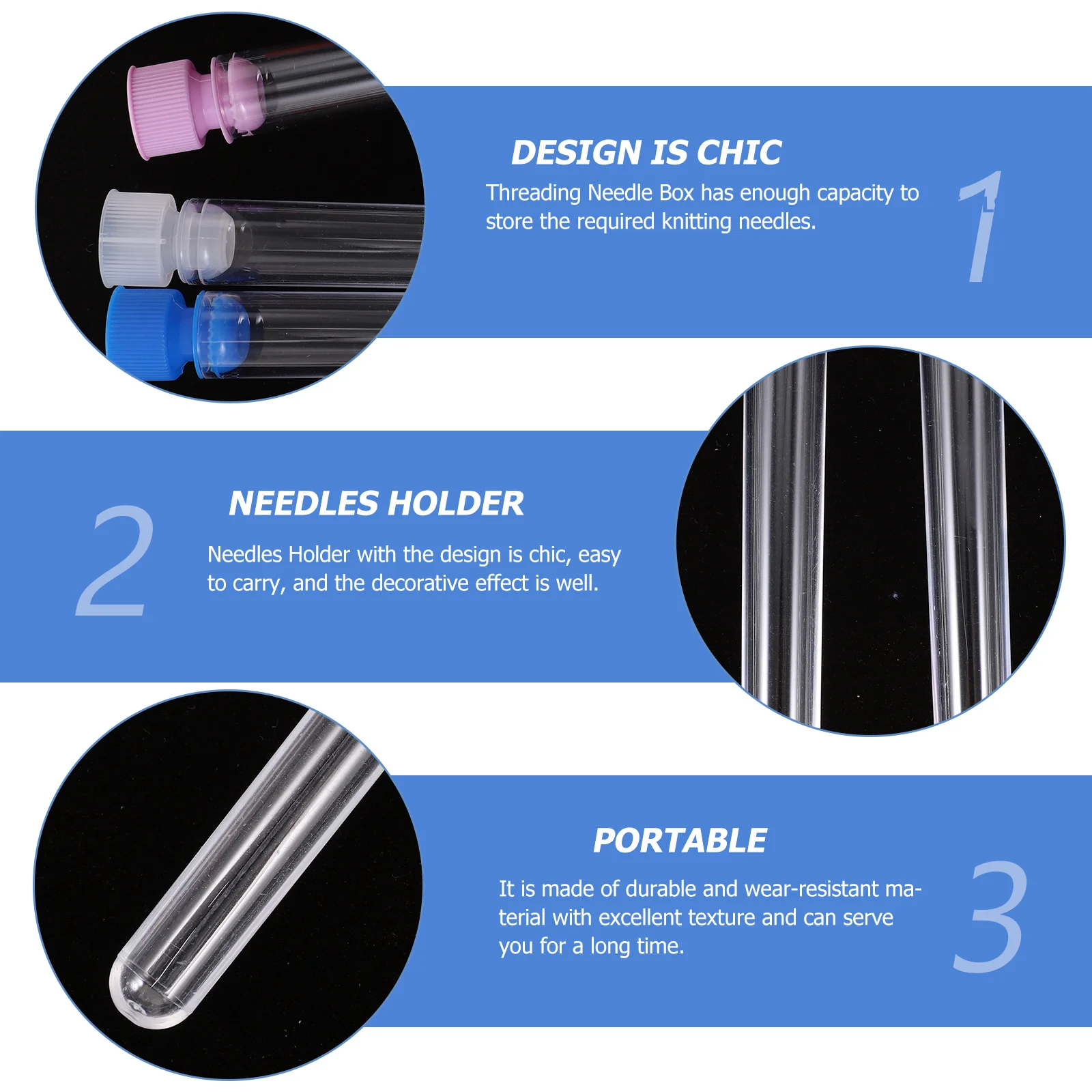 40Pcs Needle Box for Crafts Sewing Needle Container Transparent Needles Holder with Excellent Texture Storage Box for Organizing
40Pcs Needle Box for Crafts Sewing Needle Container Transparent Needles Holder with Excellent Texture Storage Box for Organizing