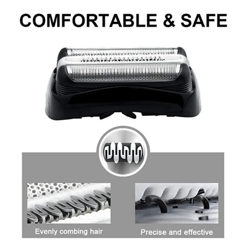 4X подходит для электробритвы Braun 32B 32S 21B 21S 3-й серии, сетчатая режущая головка с одной сеткой, сварка A62X
4X подходит для электробритвы Braun 32B 32S 21B 21S 3-й серии, сетчатая режущая головка с одной сеткой, сварка A62X