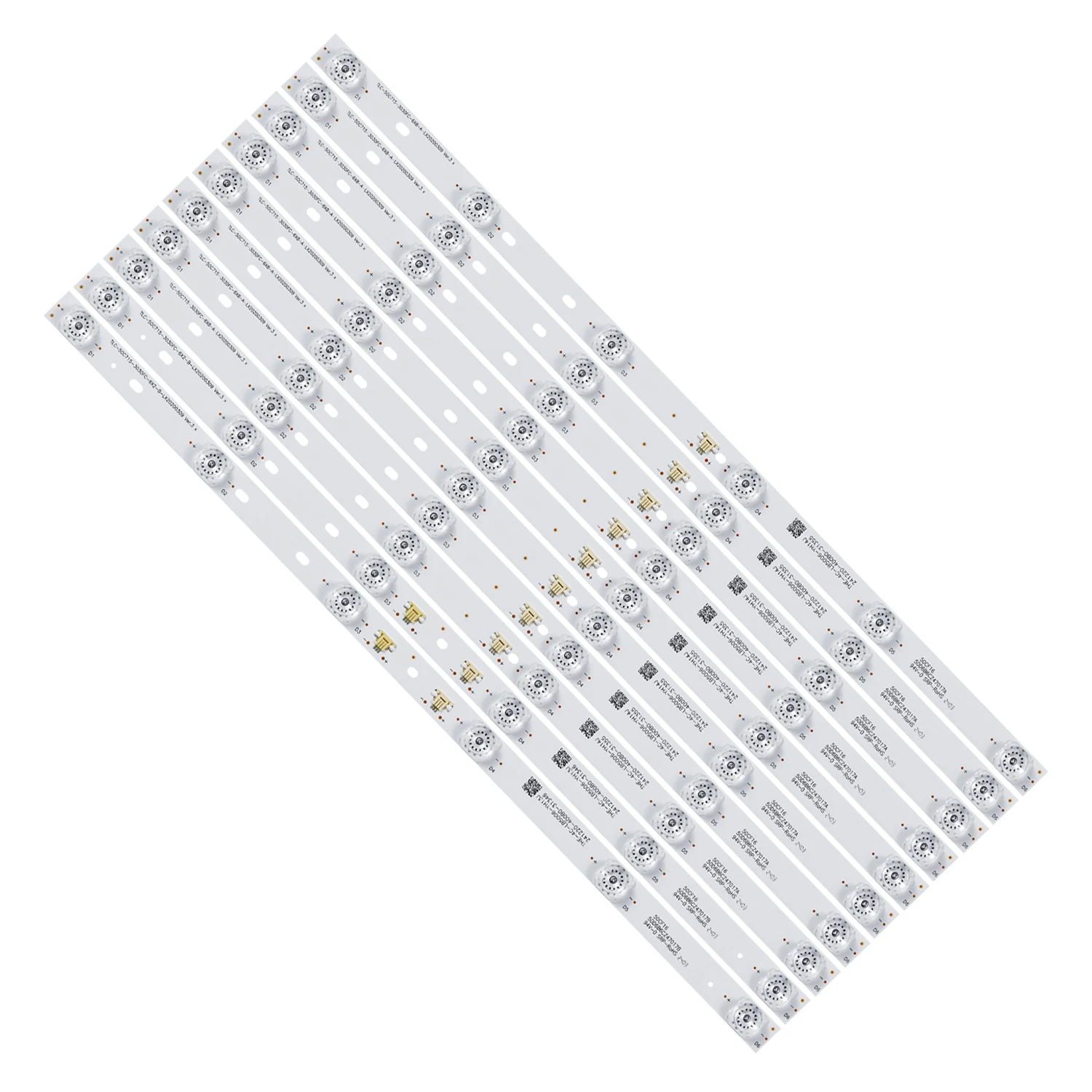 LED Backlight Strip For TCL-50C715-3030FC-6X8-A 6X8-B-LX20200309 50D6B6CZ47017B 4C-LB5006-YH16J / YH13J / YH15J
LED Backlight Strip For TCL-50C715-3030FC-6X8-A 6X8-B-LX20200309 50D6B6CZ47017B 4C-LB5006-YH16J / YH13J / YH15J