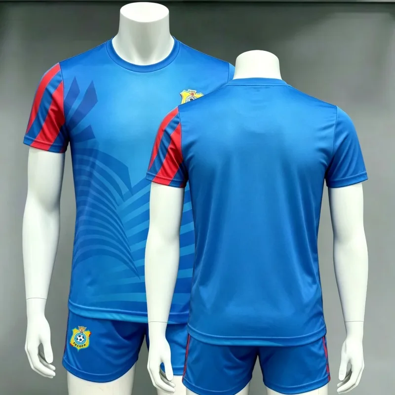 DR Congo National Team Soccer Jersey Set Men's Casual Breathable Quick Dry Leopards Football Shirt + Shorts Uniform for Fans
DR Congo National Team Soccer Jersey Set Men's Casual Breathable Quick Dry Leopards Football Shirt + Shorts Uniform for Fans