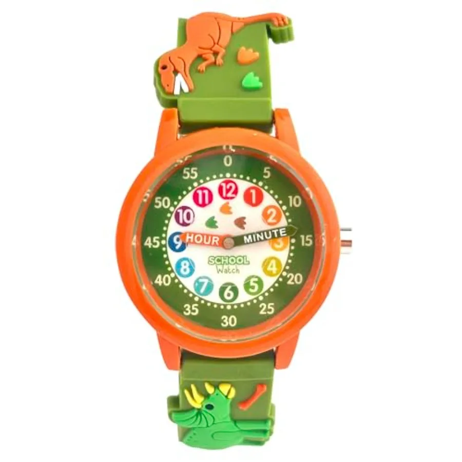 3D Band First Watch - Analog Color Watch - Monster Trucks, Dinosaurs, Spider - Time Teacher - Girls, Boys, - School Watch
3D Band First Watch - Analog Color Watch - Monster Trucks, Dinosaurs, Spider - Time Teacher - Girls, Boys, - School Watch
