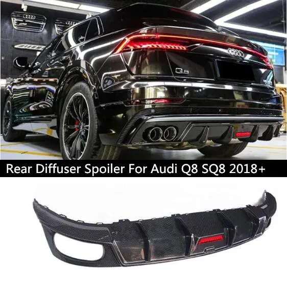 Real Carbon Fiber Rear Bumper Trunk Lip Diffuser Spoiler With Exhaust Tip For Audi Q8 SQ8 2018 2019 2020 2022 2023 2024
Real Carbon Fiber Rear Bumper Trunk Lip Diffuser Spoiler With Exhaust Tip For Audi Q8 SQ8 2018 2019 2020 2022 2023 2024