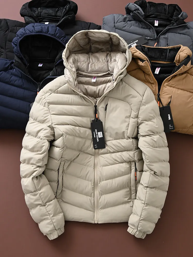 New Winter Men's Lightweight Waable Cotton Jaet Windproof Warmth Youth Casual Stand Fit Long Sve Hooded Coat
New Winter Men's Lightweight Waable Cotton Jaet Windproof Warmth Youth Casual Stand Fit Long Sve Hooded Coat