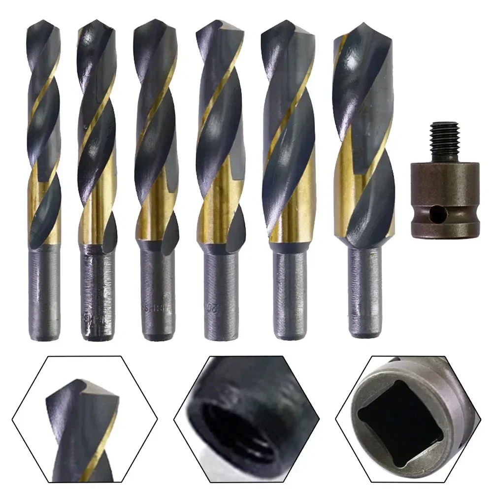 HSS Twist-Drill Bit With Reduced Shank 14 16 18 20 22 25mm Diameter Hole Saw Cutter For Metal Drilling Tool
HSS Twist-Drill Bit With Reduced Shank 14 16 18 20 22 25mm Diameter Hole Saw Cutter For Metal Drilling Tool