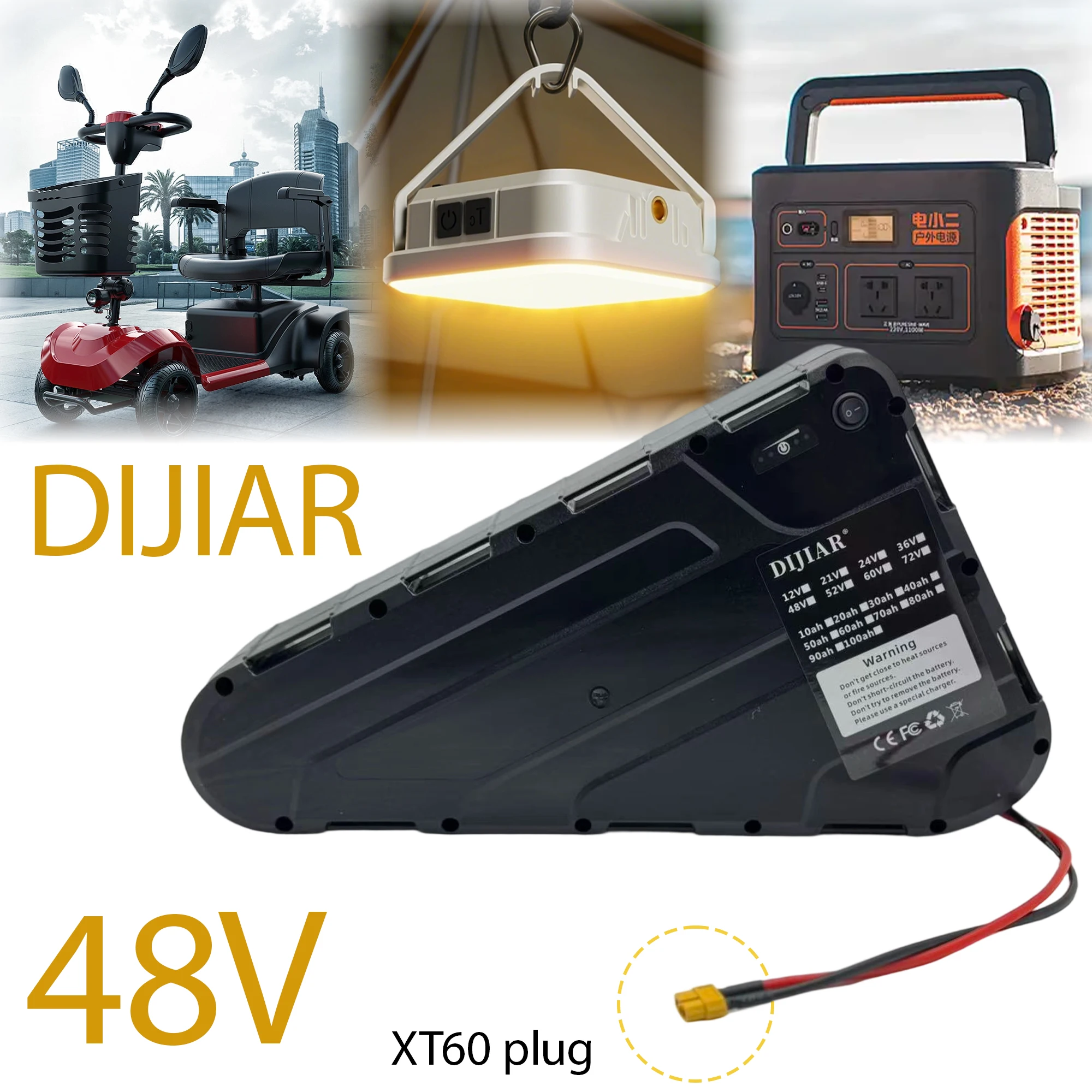 48V triangular pack battery 20AH-60AH large capacity, waterproof hard shell, built-in BMS application,electric scooter 750W-200W
48V triangular pack battery 20AH-60AH large capacity, waterproof hard shell, built-in BMS application,electric scooter 750W-200W
