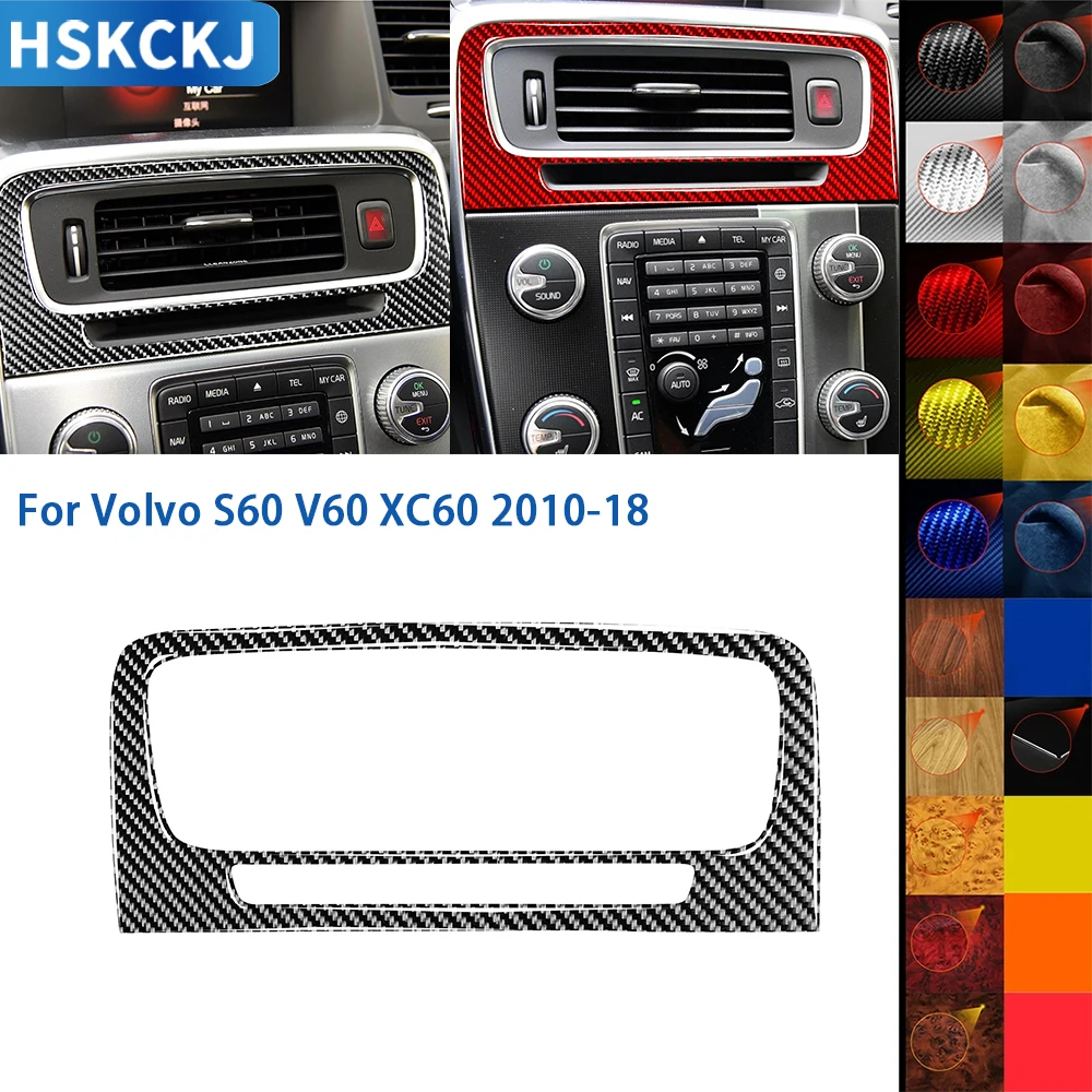 For Volvo S60 V60 2010-2018 Accessories Carbon Fiber Car Interior Center Console Air Outlet Frame Panel Cover Trim Sticker
For Volvo S60 V60 2010-2018 Accessories Carbon Fiber Car Interior Center Console Air Outlet Frame Panel Cover Trim Sticker