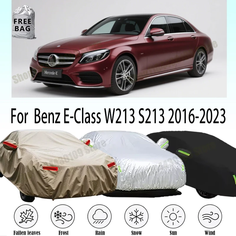 Car Cover Waterproof All Weather Outdoor Full Car Sun Protection Cover For Mercedes Benz E-Class W213 S213 2016-2023
Car Cover Waterproof All Weather Outdoor Full Car Sun Protection Cover For Mercedes Benz E-Class W213 S213 2016-2023