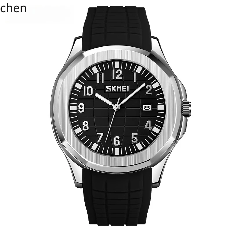 HXL Fashion Business Temperament Waterproof Watch Calendar Silicone Quartz Watch
HXL Fashion Business Temperament Waterproof Watch Calendar Silicone Quartz Watch