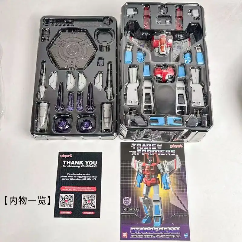 In Stock: G1 Toys 1st Generation AMK PRO Starscream Series 19cm Model Kit Action Figure Toy Collectible Gift
In Stock: G1 Toys 1st Generation AMK PRO Starscream Series 19cm Model Kit Action Figure Toy Collectible Gift