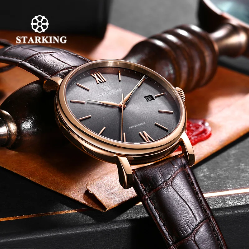 STARKING Casual Sapphire 8215 Automatic Watch Sports Business Fashion Wristwatch Waterproof Wear-resistant Watch Gifts for Men
STARKING Casual Sapphire 8215 Automatic Watch Sports Business Fashion Wristwatch Waterproof Wear-resistant Watch Gifts for Men
