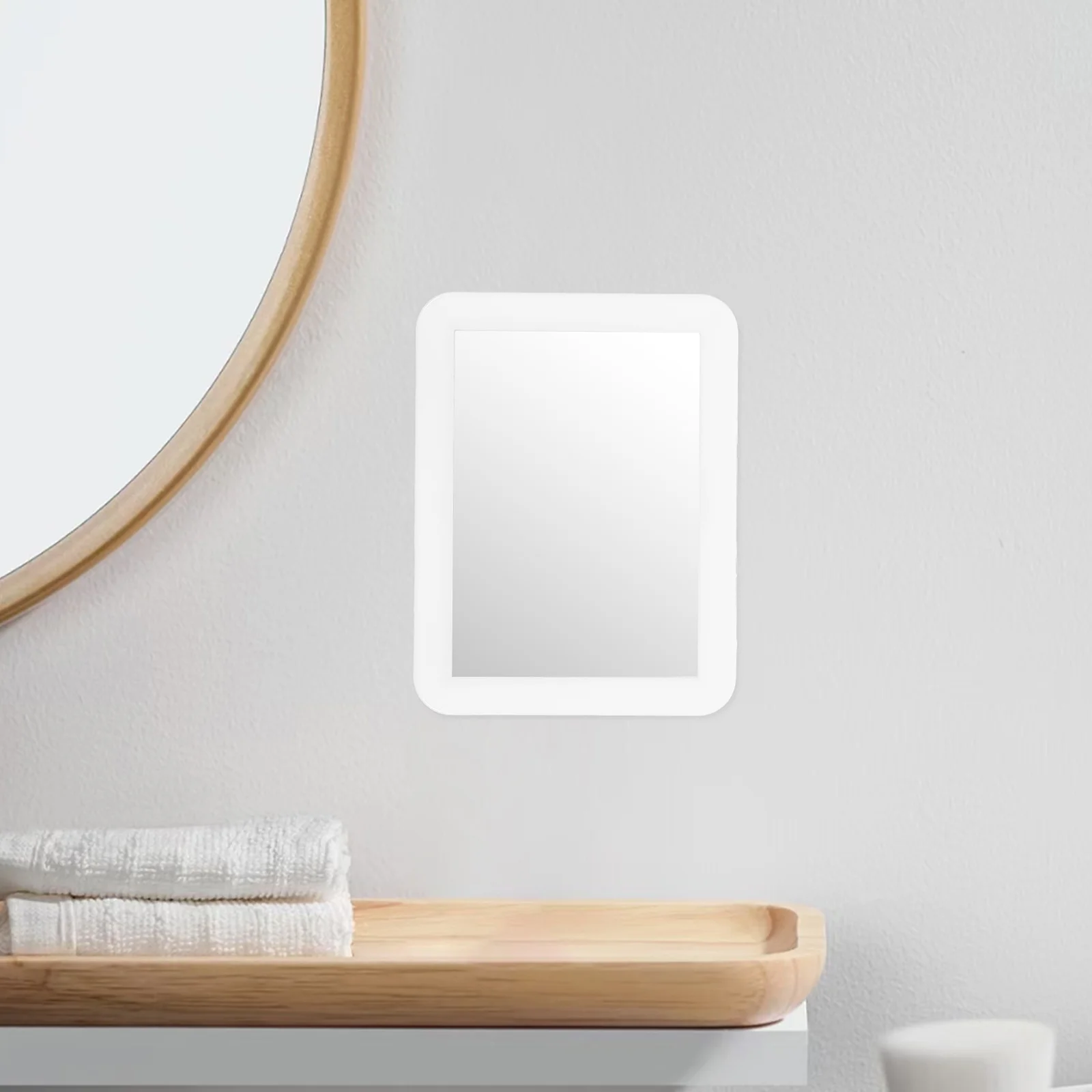 Magnetic Makeup Mirror Rectangular Plastic Strong Adhesion Iron Surface Compact Design Small Space Vanity Bedroom Office Locker
Magnetic Makeup Mirror Rectangular Plastic Strong Adhesion Iron Surface Compact Design Small Space Vanity Bedroom Office Locker