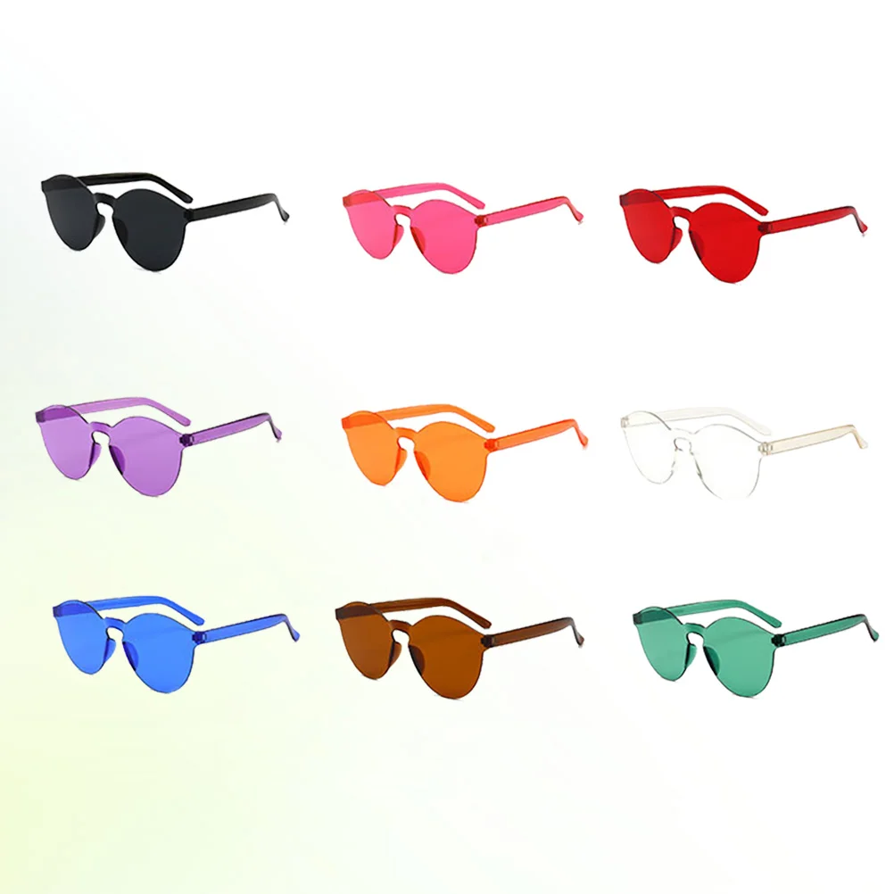9Pcs Sunglasses Jelly Color Transparent Fashion Eyewear Uv400 Protection Anti-Uv Sunglasses for Daily Wear Photo Props
9Pcs Sunglasses Jelly Color Transparent Fashion Eyewear Uv400 Protection Anti-Uv Sunglasses for Daily Wear Photo Props