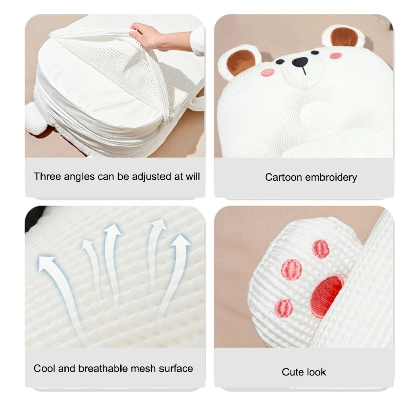 K1KC Portable Infant Feeding Pillow Anti Spill Positioning Removable Bed in Bed Multi Use Nursing and Relaxation Support
K1KC Portable Infant Feeding Pillow Anti Spill Positioning Removable Bed in Bed Multi Use Nursing and Relaxation Support