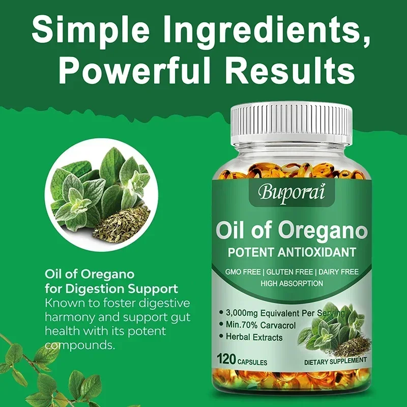 Oregano Oil - Immune and Kidney Health, Digestive Health, Antioxidant Support, Bloating ReliefSupplement
Oregano Oil - Immune and Kidney Health, Digestive Health, Antioxidant Support, Bloating ReliefSupplement