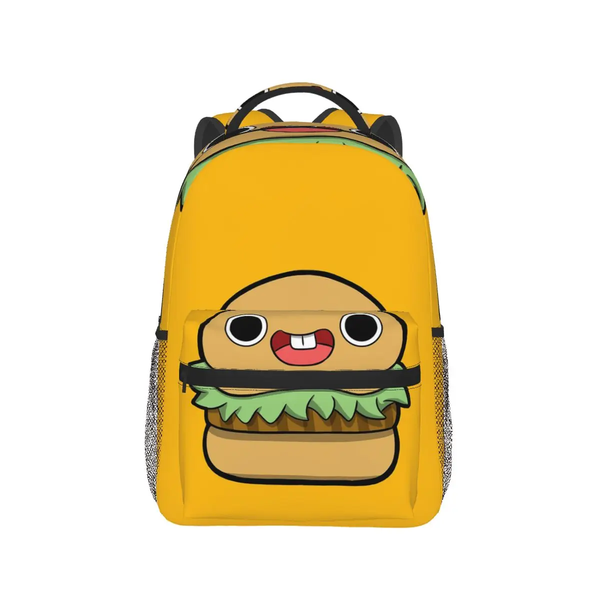 Cute Simple Happy Burger Backpack Hot Sale Daypack Large Capacity Kids BookBag School Bag Shoulder Bags for Men Women
Cute Simple Happy Burger Backpack Hot Sale Daypack Large Capacity Kids BookBag School Bag Shoulder Bags for Men Women