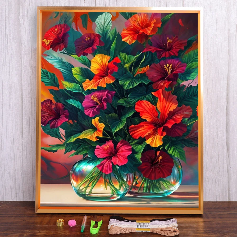Still Life Flower Printed Canvas Cross Stitch Patterns Embroidery Handicraft Craft Handmade Needlework Room Decor Counted Floss
Still Life Flower Printed Canvas Cross Stitch Patterns Embroidery Handicraft Craft Handmade Needlework Room Decor Counted Floss