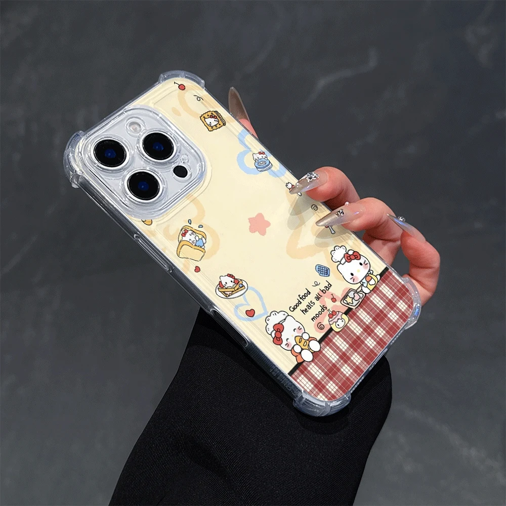 Чехлы для мобильных телефонов Hello Kitty для IPhone 15 Pro IPhone 16/15/14/13/12/11/x/xs/xs Max, прозрачный чехол для телефона для девочек, игрушки Hellokitty 
Чехлы для мобильных телефонов Hello Kitty для IPhone 15 Pro IPhone 16/15/14/13/12/11/x/xs/xs Max, прозрачный чехол для телефона для девочек, игрушки Hellokitty