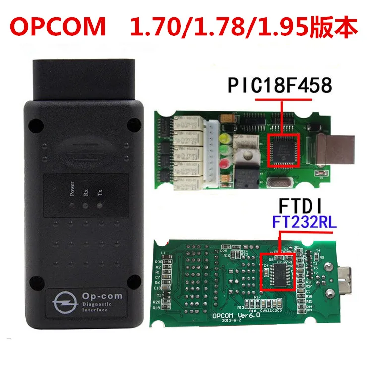 OP-Com for Opel Hardware V1.99 Vehicle Diagnostic Tool, Version Number PIC18F458 FLASH FW
OP-Com for Opel Hardware V1.99 Vehicle Diagnostic Tool, Version Number PIC18F458 FLASH FW