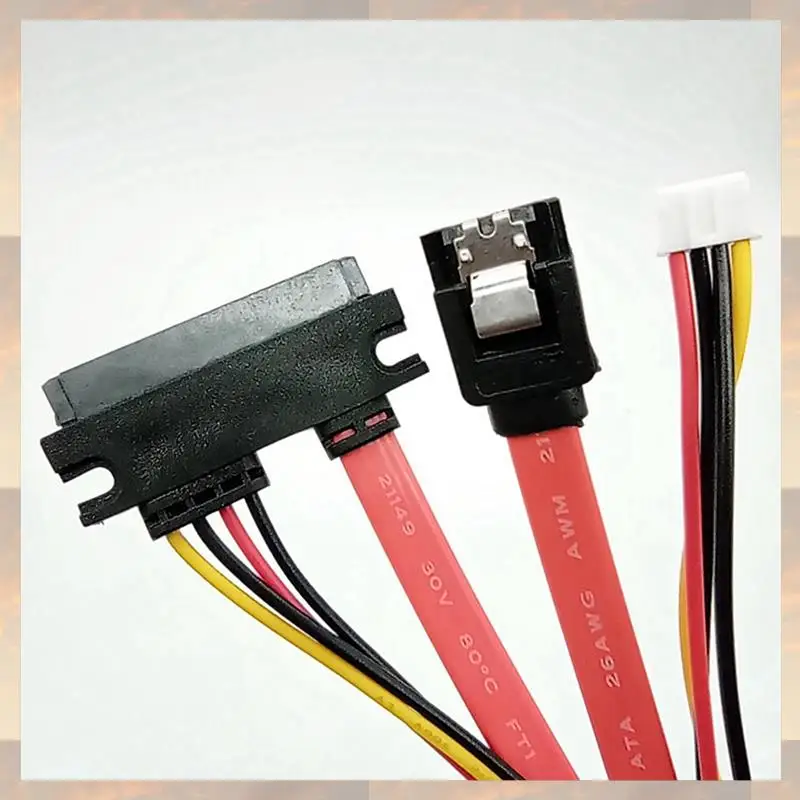 2025 New-3X Hard Drive Data Power Supply Integrated Cable Small 4Pin Female & SATA 3.0 Male To SATA 22Pin(7+15Pin)
2025 New-3X Hard Drive Data Power Supply Integrated Cable Small 4Pin Female & SATA 3.0 Male To SATA 22Pin(7+15Pin)