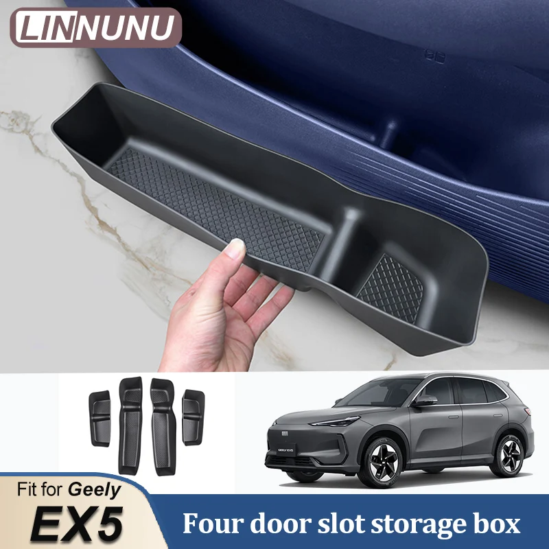 Linnunu for Geely Ex5 Galaxy E5 2025 Car Door Storage Box Tpe Waterproof Front Rear Door Slot Organizer Tray Interior Accessory
Linnunu for Geely Ex5 Galaxy E5 2025 Car Door Storage Box Tpe Waterproof Front Rear Door Slot Organizer Tray Interior Accessory