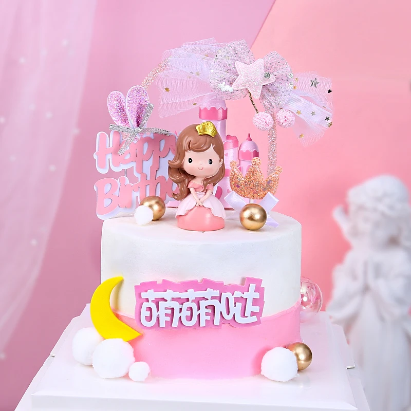 Princess Happy Girl Kid Birthday Party Cake Topper Mesh Bow Flowers Arch Cupcake Pink Baking Supplies Dessert Wedding Decoration
Princess Happy Girl Kid Birthday Party Cake Topper Mesh Bow Flowers Arch Cupcake Pink Baking Supplies Dessert Wedding Decoration