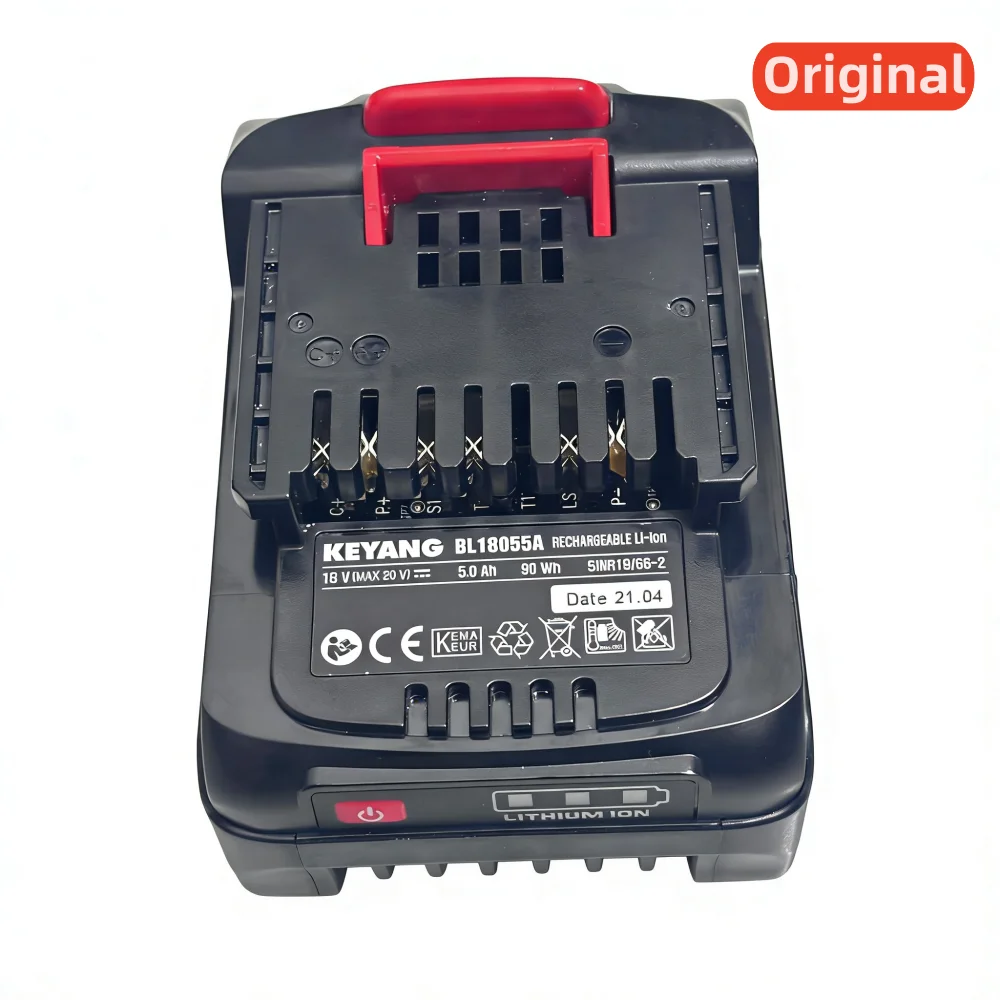 100% Оригинальный аккумулятор 5Ач для электроинструментов Keyang 18В 20В BL18055A IW18BLA: дрель, угловая шлифмашина, пила, шуруповерт, ударный инструмент
100% Оригинальный аккумулятор 5Ач для электроинструментов Keyang 18В 20В BL18055A IW18BLA: дрель, угловая шлифмашина, пила, шуруповерт, ударный инструмент