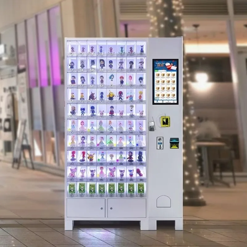 Custom Unattended Self-service Cabinet 80 Compartments, Small Gift and Fashion Toy Automatic Locker with Screen Vending Machine
Custom Unattended Self-service Cabinet 80 Compartments, Small Gift and Fashion Toy Automatic Locker with Screen Vending Machine