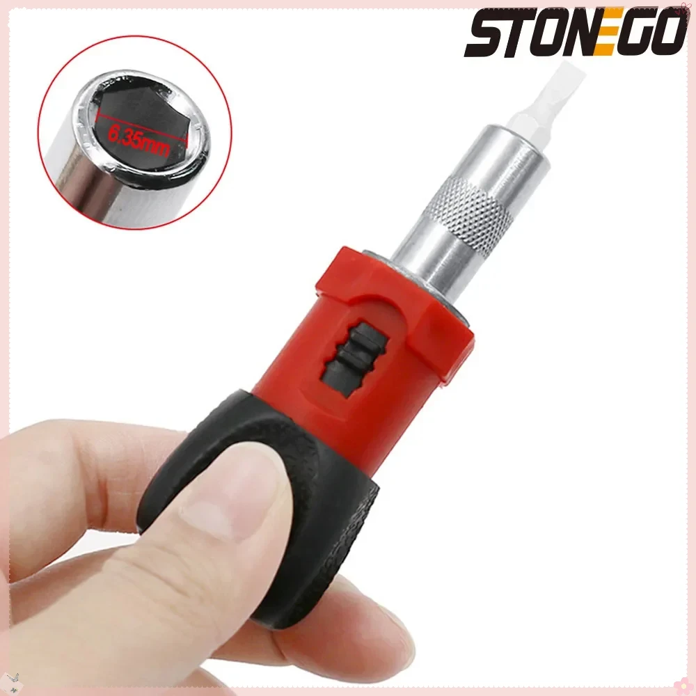 STONEGO 1 шт. отвертка с храповым механизмом 1/4 дюйма с шестигранной ручкой прочная отвертка для домашнего и профессионального использования
STONEGO 1 шт. отвертка с храповым механизмом 1/4 дюйма с шестигранной ручкой прочная отвертка для домашнего и профессионального использования