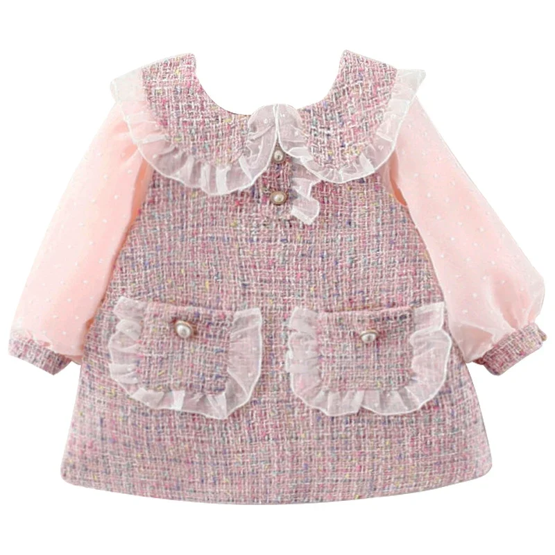 Spring Fall Dress For Kids Girl Korean Fashion Doll Collar Princess Birthday Toddler Dresses Baby Clothing Newborn Clothes BC834
Spring Fall Dress For Kids Girl Korean Fashion Doll Collar Princess Birthday Toddler Dresses Baby Clothing Newborn Clothes BC834