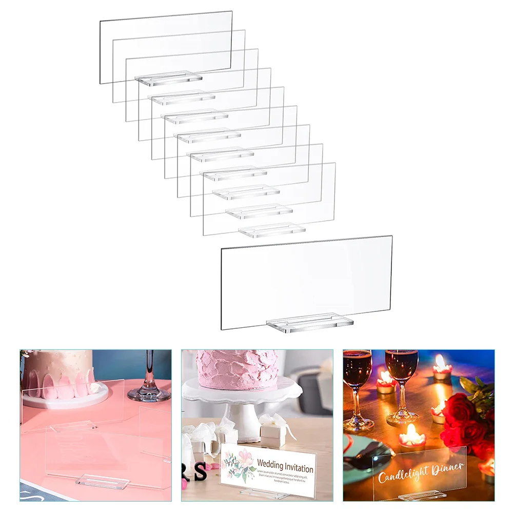 10pcs Acrylic Table Number Cards Reusable Decor Elegant Place Cards for Wedding Banquet Party Business Display Signs Table Name
10pcs Acrylic Table Number Cards Reusable Decor Elegant Place Cards for Wedding Banquet Party Business Display Signs Table Name